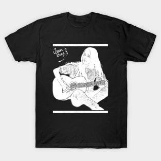 Joan baez // White //80s T-Shirt